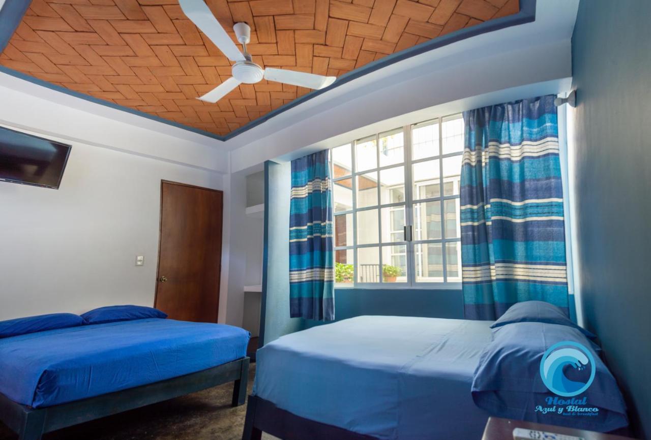 Hostal Azul Y Blanco Santa Cruz Huatulco Ngoại thất bức ảnh