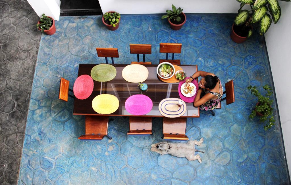 Hostal Azul Y Blanco Santa Cruz Huatulco Ngoại thất bức ảnh